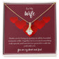 To My Wife - You are My Heart and Soul - Alluring Beauty Necklace