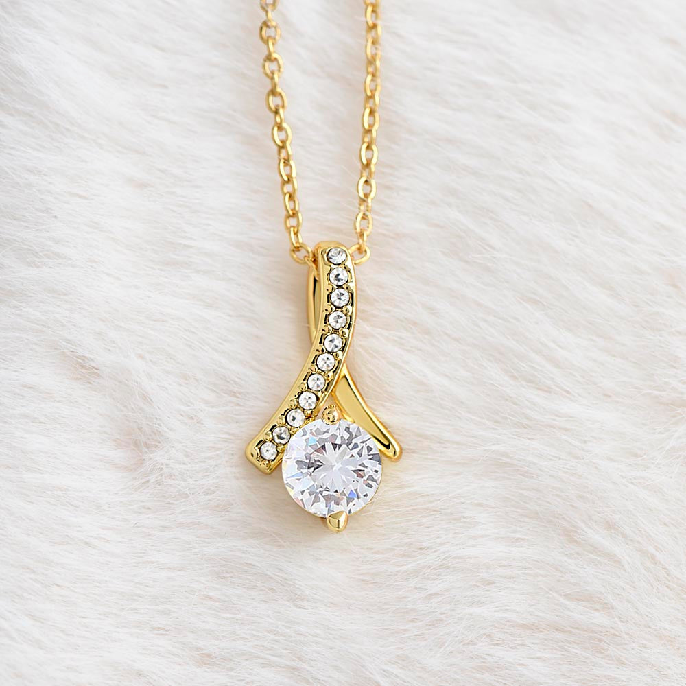 To My Wife - I' love you, always and forever - Alluring Beauty Necklace