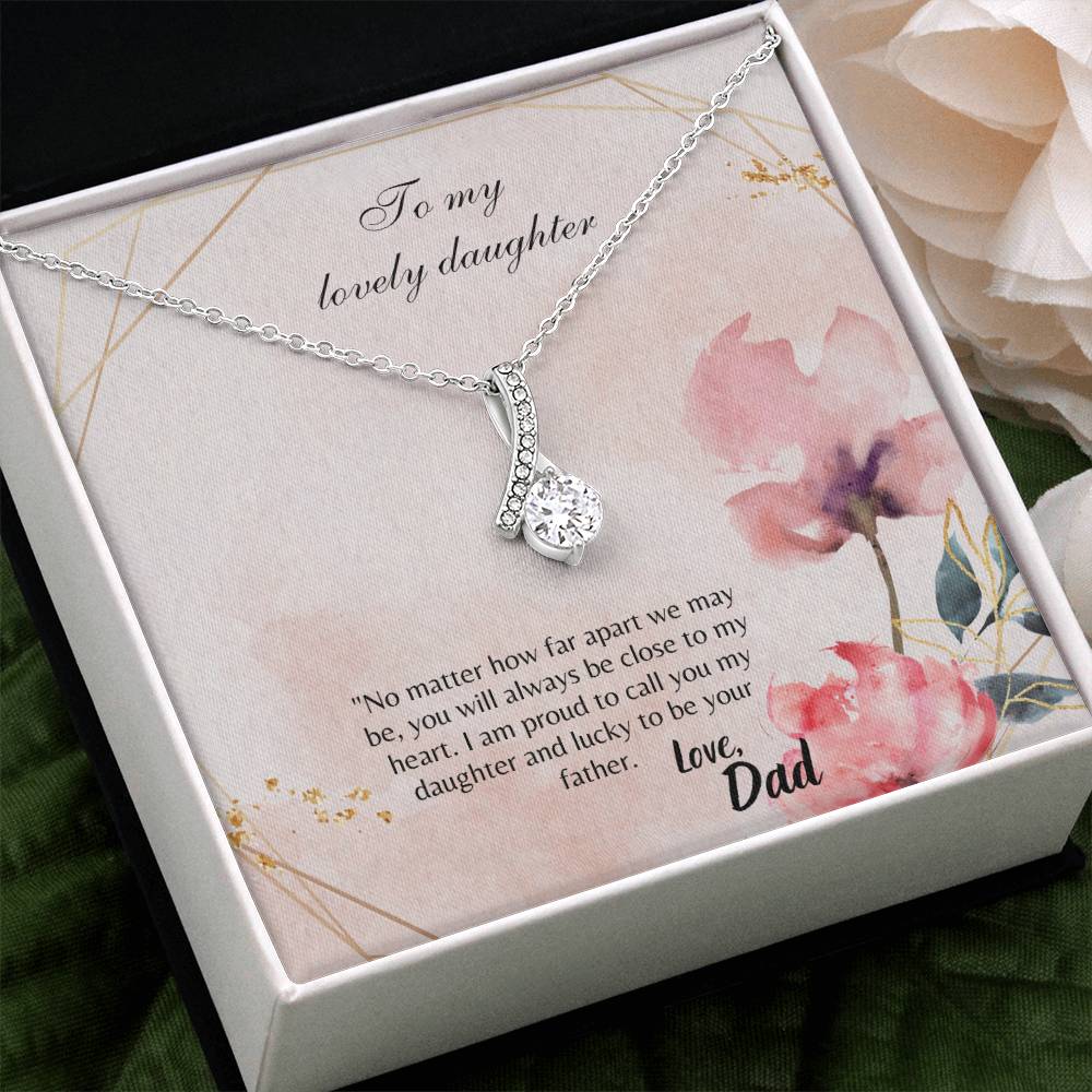 To My Lovely Daughter -Alluring Beauty necklace