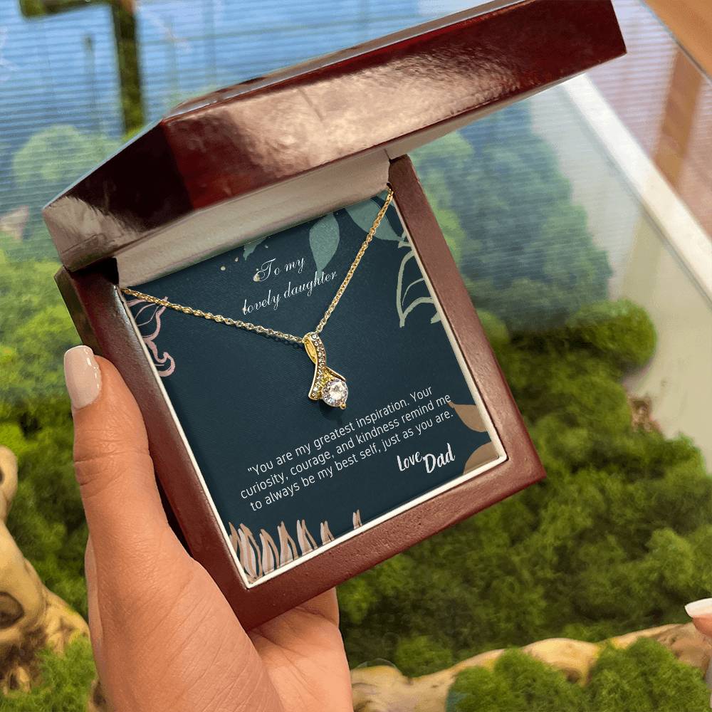 To My Lovely Daughter -Alluring Beauty necklace