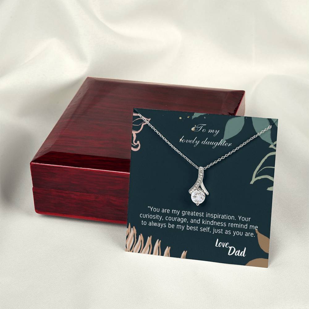To My Lovely Daughter -Alluring Beauty necklace