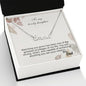 To My Lovely Daughter - Custom Name Necklace