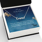 To My Lovely Daughter - Custom Name Necklace