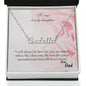 To My Lovely Daughter - Custom Name Necklace
