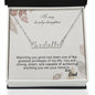 To My Lovely Daughter - Custom Name Necklace