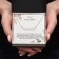 To My Lovely Daughter - Custom Name Necklace