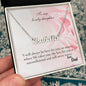 To My Lovely Daughter - Custom Name Necklace