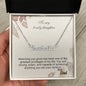 To My Lovely Daughter - Custom Name Necklace