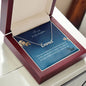 To My Lovely Daughter - Custom Name Necklace