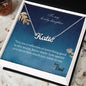 To My Lovely Daughter - Custom Name Necklace