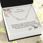 To My Lovely Daughter - Custom Name Necklace
