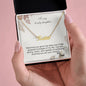 To My Lovely Daughter - Custom Name Necklace
