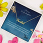 To My Lovely Daughter - Custom Name Necklace