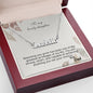 To My Lovely Daughter - Custom Name Necklace
