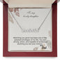 To My Lovely Daughter - Custom Name Necklace