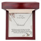To My Lovely Daughter - Custom Name Necklace
