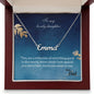 To My Lovely Daughter - Custom Name Necklace