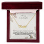 To My Lovely Daughter - Custom Name Necklace