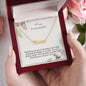 To My Lovely Daughter - Custom Name Necklace