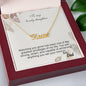 To My Lovely Daughter - Custom Name Necklace