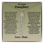 My Dear Daughter - Birth Flower Name Necklace