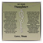 My Dear Daughter - Birth Flower Name Necklace