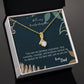 To My Lovely Daughter -Alluring Beauty necklace