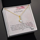 To My Lovely Daughter - Love Dad -Alluring Beauty necklace