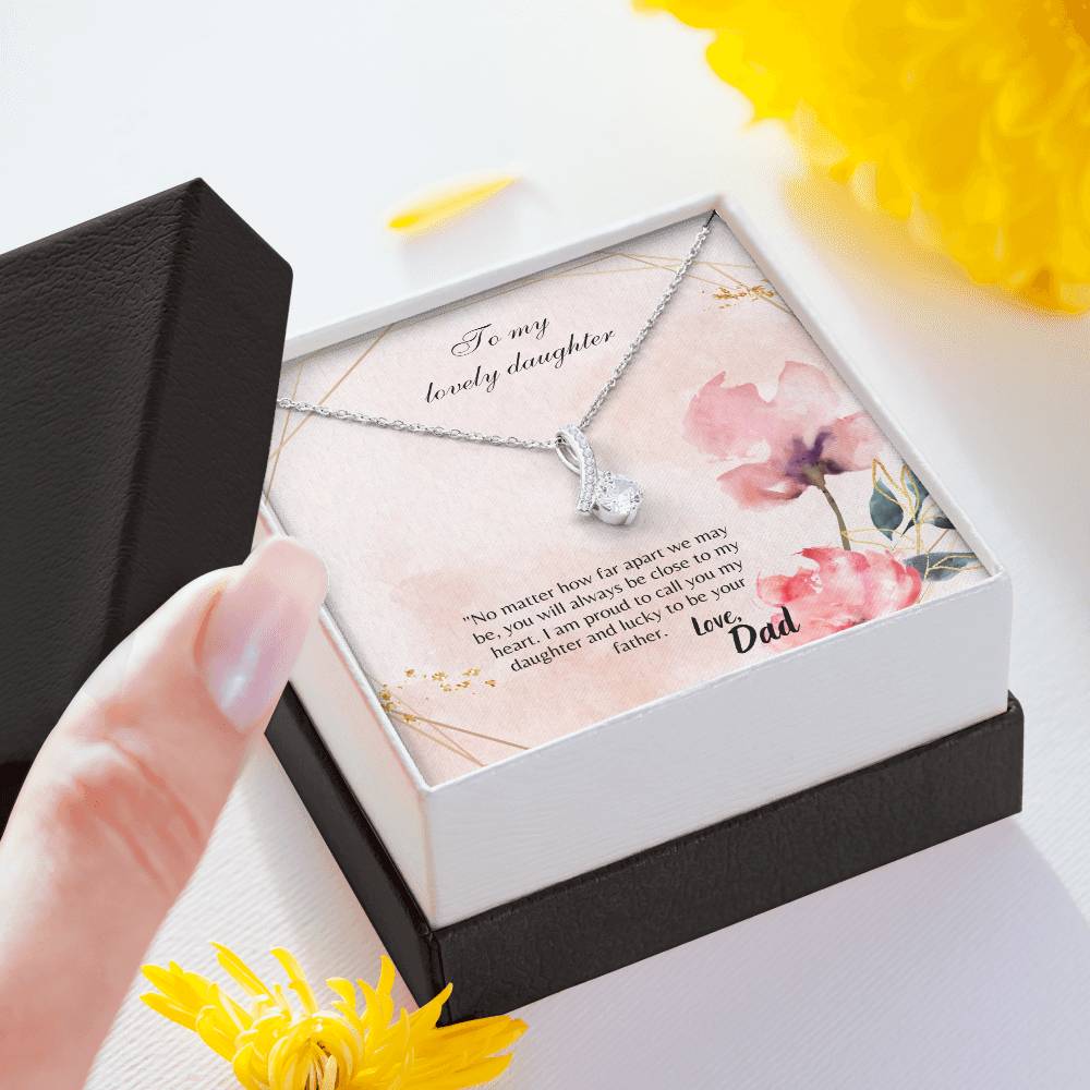 To My Lovely Daughter -Alluring Beauty necklace