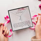 To My Lovely Daughter - Love Dad -Alluring Beauty necklace
