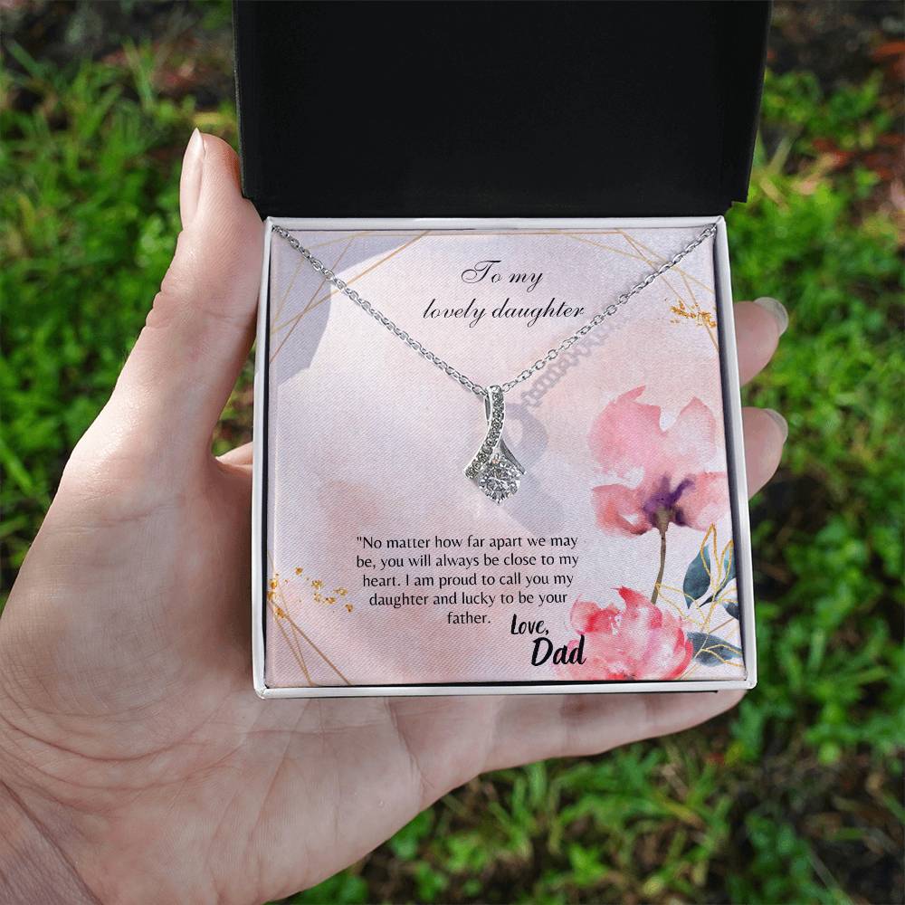 To My Lovely Daughter -Alluring Beauty necklace