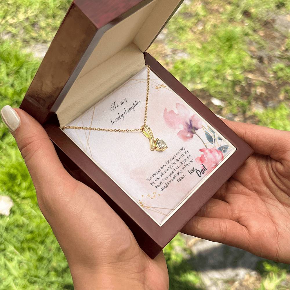To My Lovely Daughter -Alluring Beauty necklace