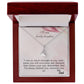To My Lovely Daughter - Love Dad -Alluring Beauty necklace