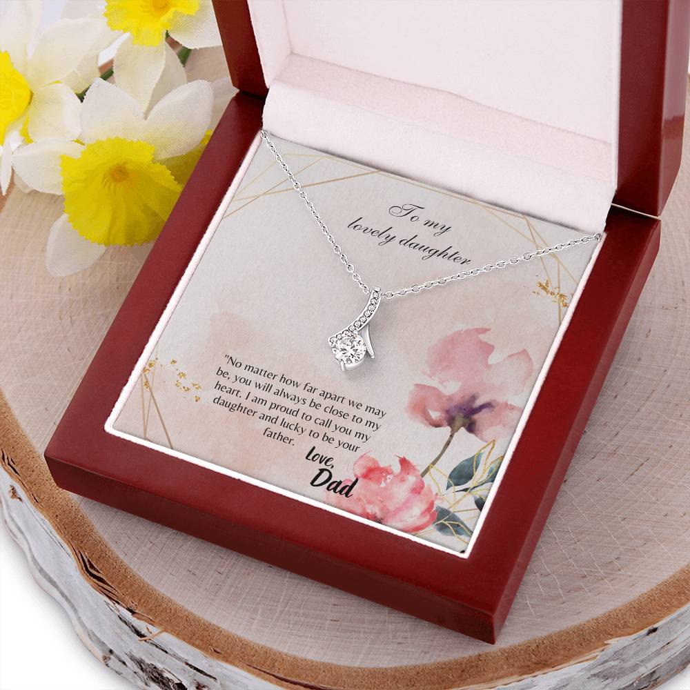 To My Lovely Daughter -Alluring Beauty necklace