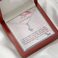 To My Lovely Daughter - Love Dad -Alluring Beauty necklace