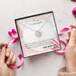 To My Lovely Daughter - Love Knot Necklace
