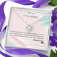 To My Lovely Daughter - Love Knot Necklace