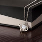 To My Lovely Daughter - Love Knot Necklace