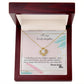 To My Lovely Daughter - Love Knot Necklace