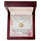 To My Lovely Daughter - Love Knot Necklace