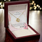 To My Lovely Daughter - Love Knot Necklace