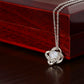 To My Lovely Daughter - Love Knot Necklace