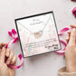 To My Lovely Daughter - Interlocking Hearts Necklace