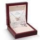 To My Lovely Daughter - Interlocking Hearts Necklace