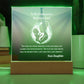 To My Mother - To My Everlasting Beacon of Love -  Acrylic Plaque, Heartfelt Printed Square Keepsake, For Mother's Day or Special Occasion