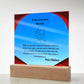 To Our Precious Mother - Acrylic Plaque, Elegant Printed Square Keepsake, Heartfelt Gift for Mom, Perfect for Mother’s Day or Special Occasions