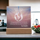 To My Mother - To My Everlasting Beacon of Love -  Acrylic Plaque, Heartfelt Printed Square Keepsake, For Mother's Day or Special Occasion