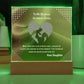 To My Beloved Guardian Angel” Acrylic Plaque, Elegant Printed Square Keepsake, Heartfelt Memorial Gift, Perfect for Remembrance or Tribute