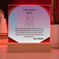 To Our Precious Mother - Acrylic Plaque, Elegant Printed Square Keepsake, Heartfelt Gift for Mom, Perfect for Mother’s Day or Special Occasions